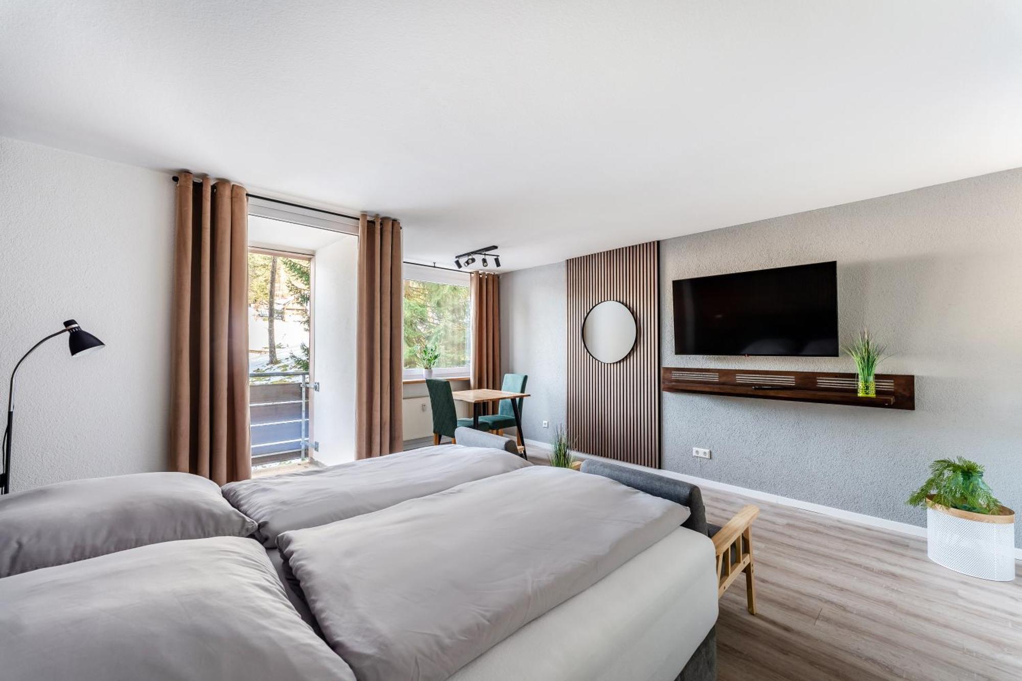 Апартаменты Juri5 In Baiersbronn Mit Pool Экстерьер фото